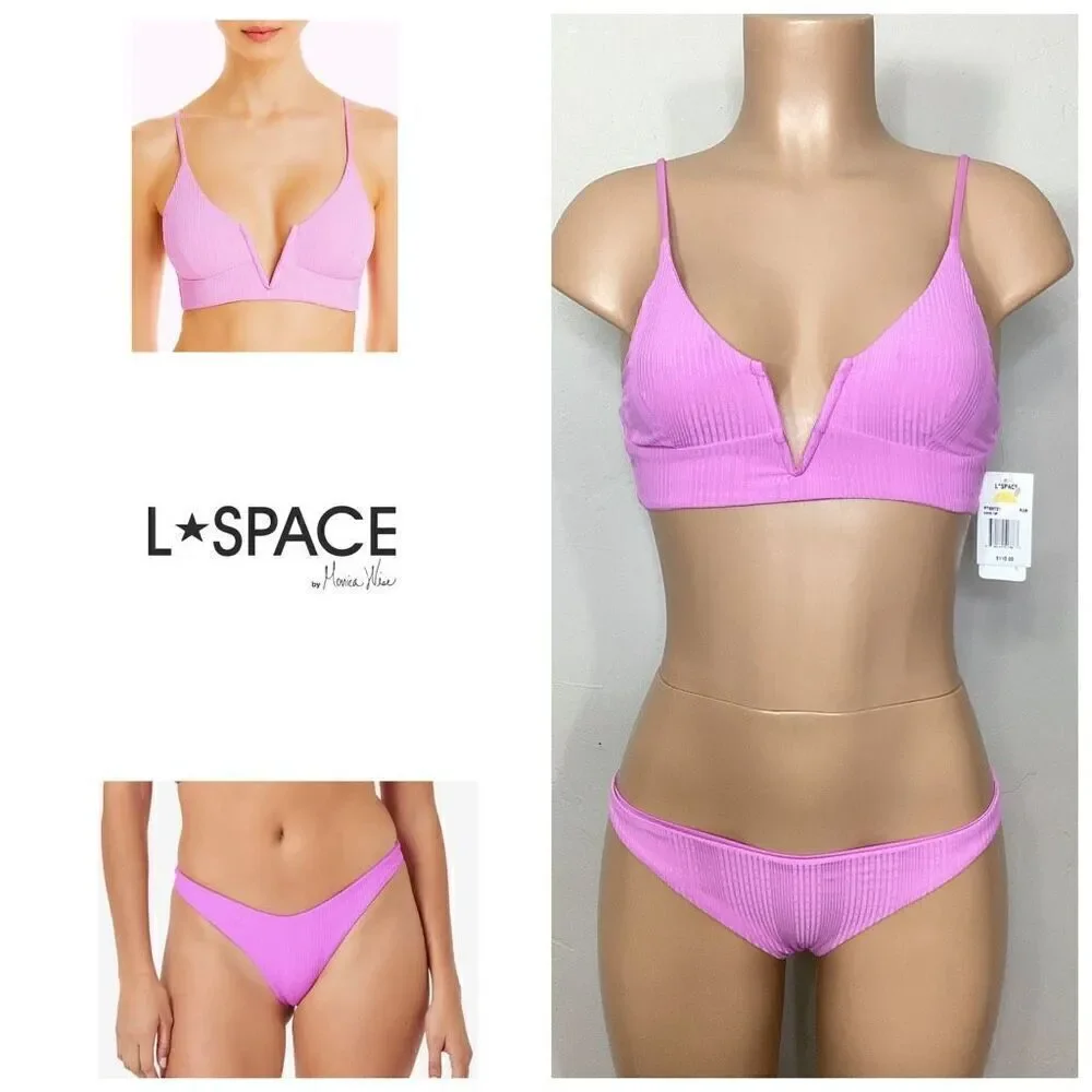 New. L*SPACE v-wire bikini set. Retails $185. Small